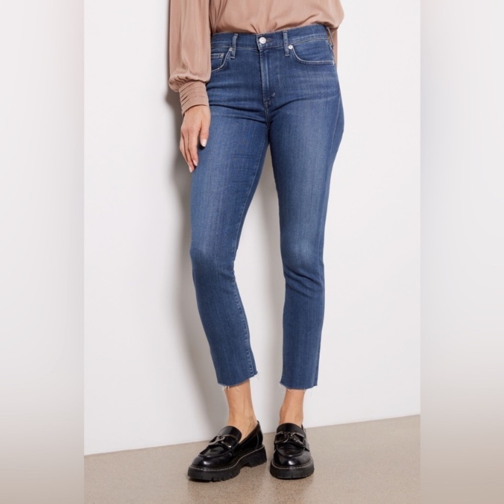 Agolde || Sophie High‎ Rise Skinny Jeans Claremont Blue Stretch 26
